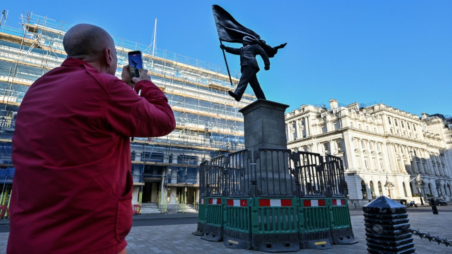 Neu aufgetauchtes Standbild in London