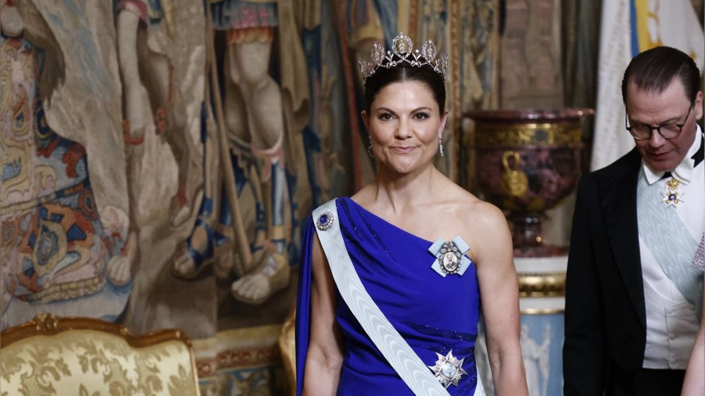 Kronprinzessin Victoria hielt beim Staatsbankett für Carl Gustaf eine Rede mit sehr persönlicher Note.