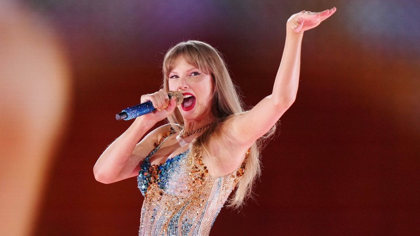 Taylor Swift bei einem Konzert