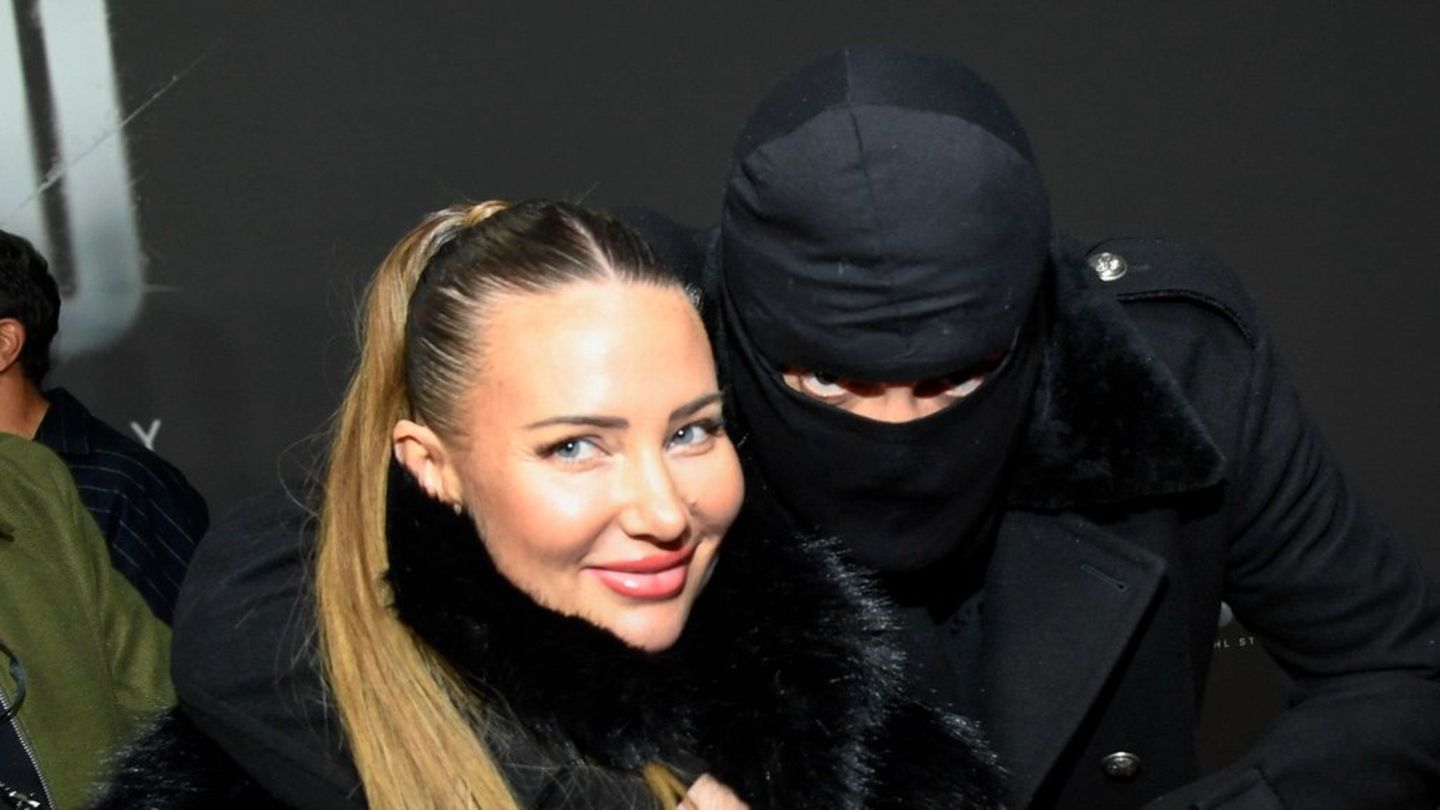 Nina Anhan mit ihrem Ehemann, dem Rapper Haftbefehl.