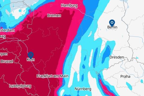So sieht eine der Prognosen aus: Also, am besten das sonnige Wetter genießen, bevor die ersten Gewitter aufziehen