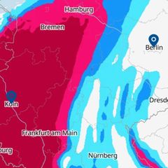 So sieht eine der Prognosen aus: Also, am besten das sonnige Wetter genießen, bevor die ersten Gewitter aufziehen