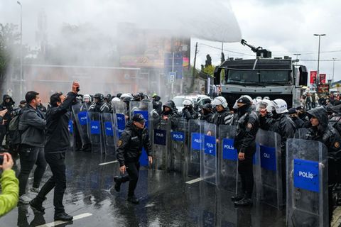 Polizeieinsatz am 1. Mai in Istanbul