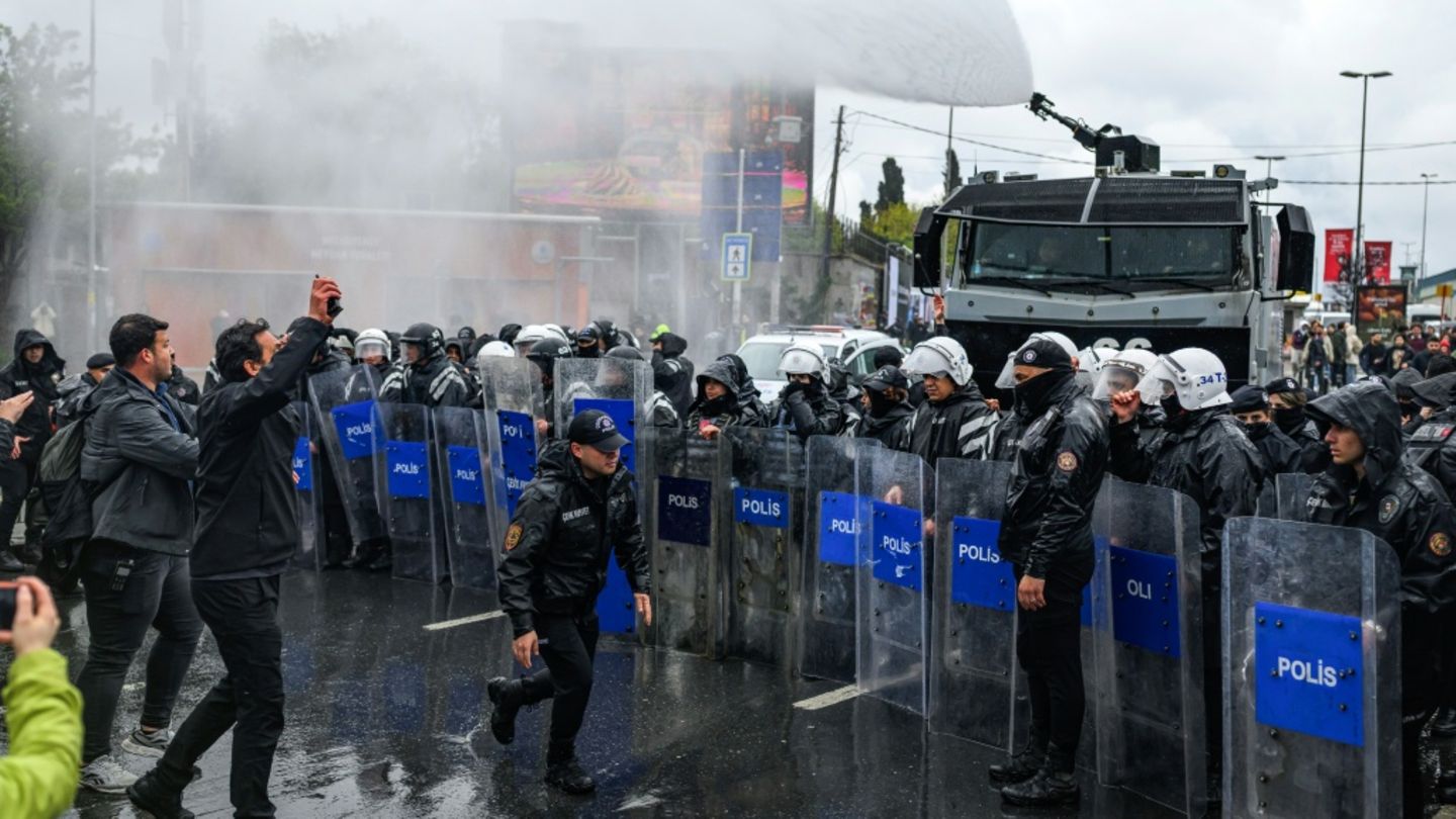 Polizeieinsatz am 1. Mai in Istanbul