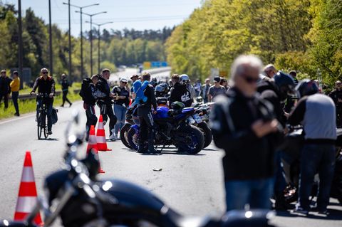 Alljährlich versammelt sich am 1. Mai eine fünfstellige Zahl von Motorradfahrern in Nürnberg. Foto: News5 / David Oßwald/NEWS5/d