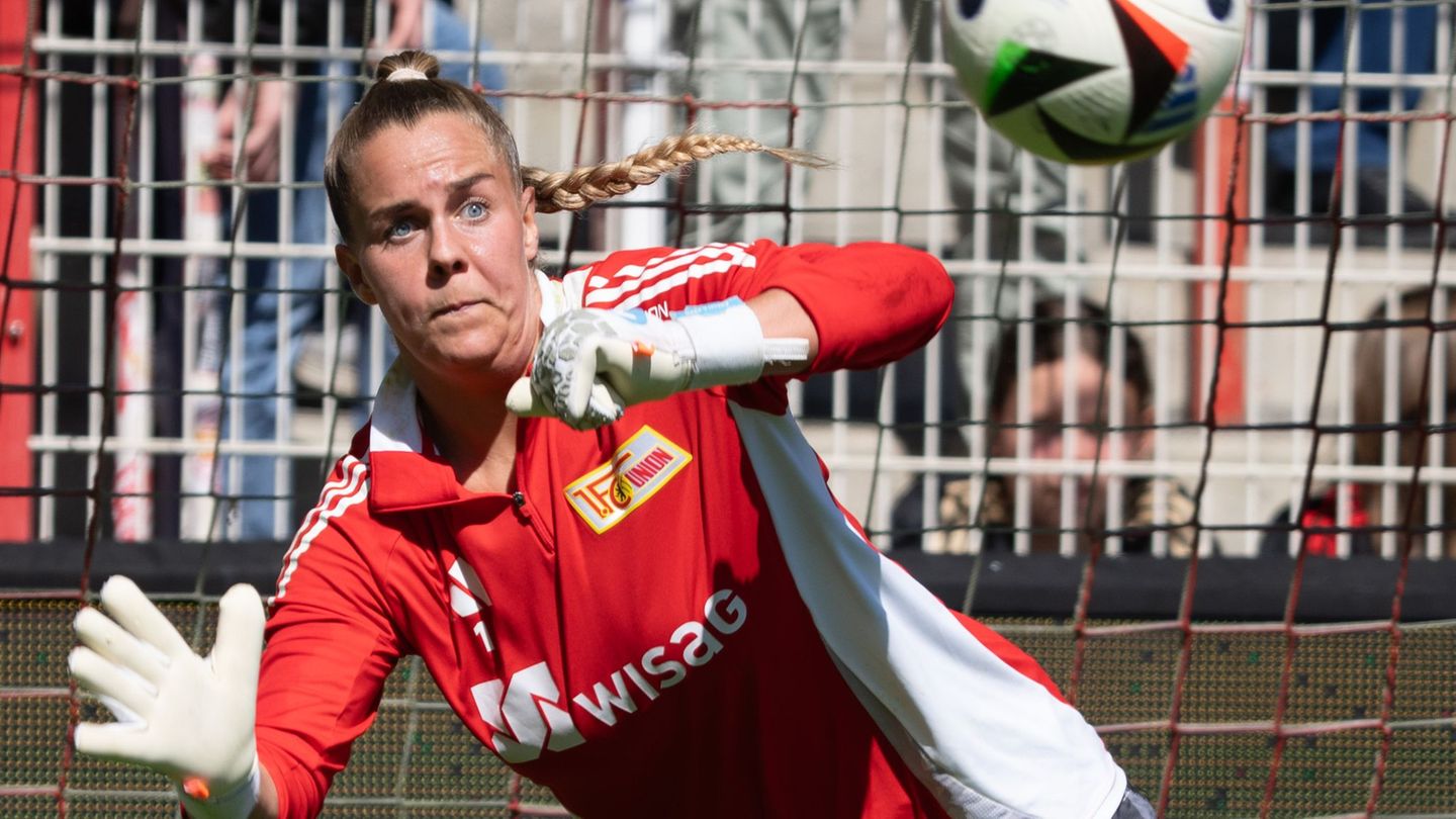 Cara Bösl von Union Berlin war im Tor nicht zu überwinden. Foto: Soeren Stache/dpa