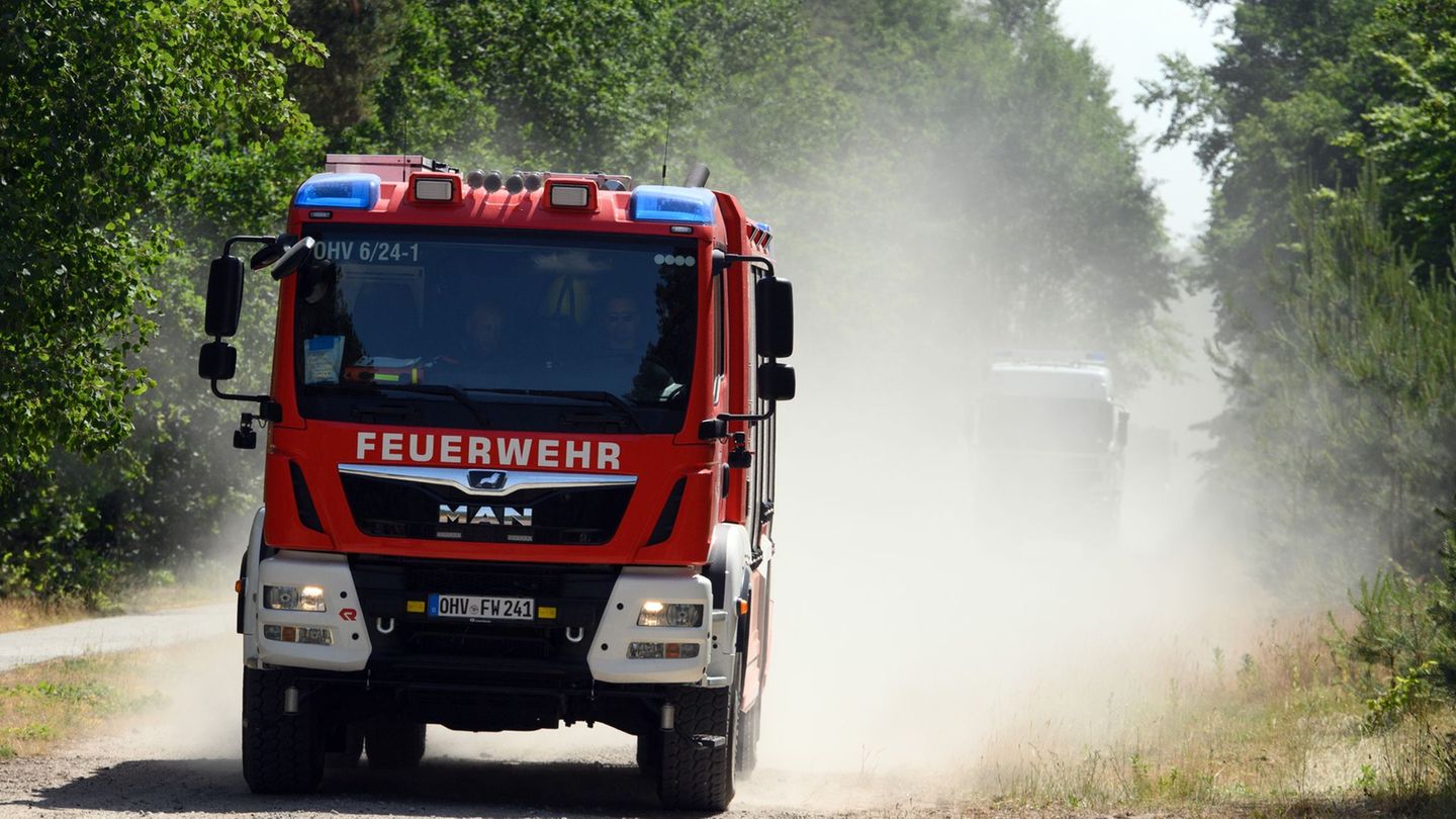 Auf einem ehemaligen Truppenübungsplatz bei Jüterbog in Brandenburg ist ein Feuer ausgebrochen. (Archivbild) Foto: Soeren Stache