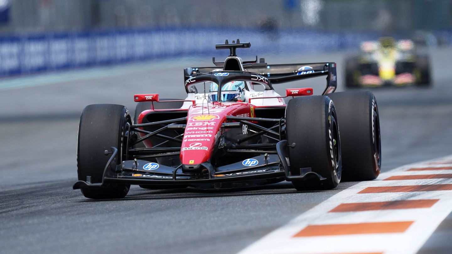 Grand Prix von Miami: Nach Auszeit: Erste Formel-1-Bestzeit für Leclerc