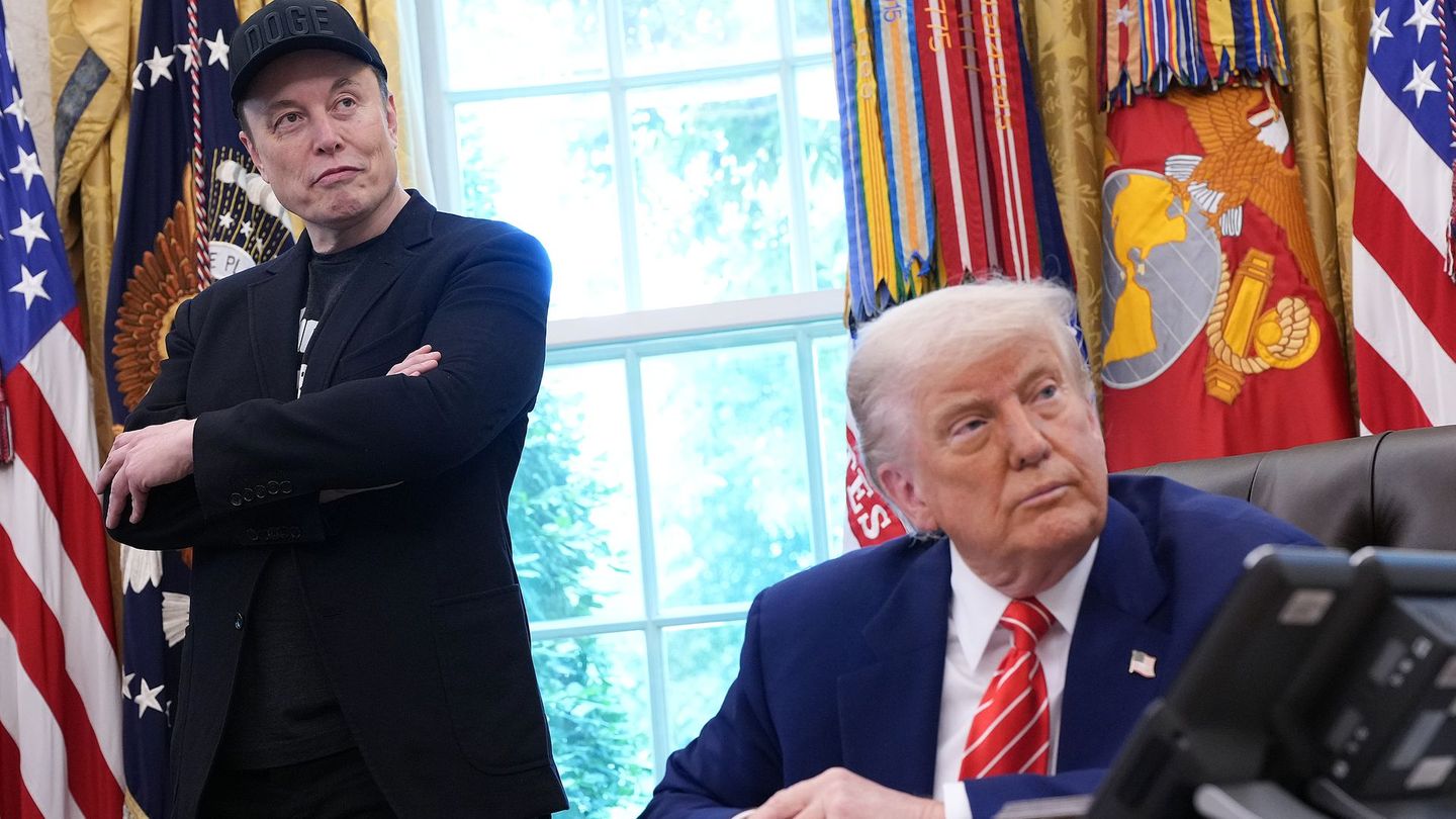 Mit US-Präsident Donald Trump (rechts) weiß Elon Musk einen mächtigen Mitstreiter an seiner Seite.