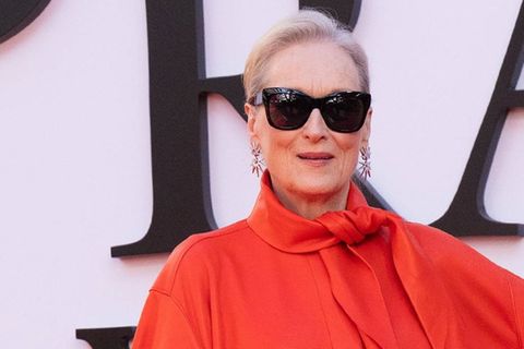 Meryl Streep bei einem Pressetermin zu "Der Teufel trägt Prada 2".