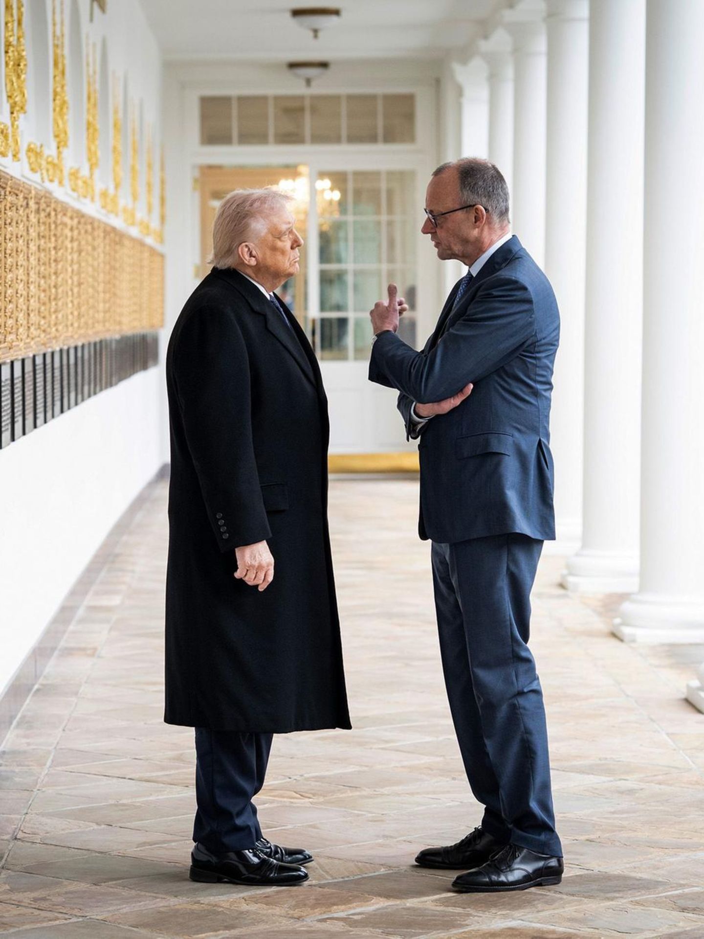 Donald Trump und Friedrich Merz