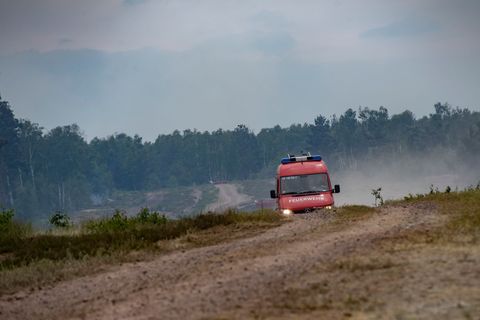 Bei Jüterbog brechen immer wieder Waldbrände auf einem ehemaligen Truppenübungsgelände aus. 2023 kämpfte die Feuerwehr rund zwei