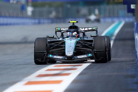 Kimi Antonelli geht von der Pole Position ins Miami-Rennen. Foto: Rebecca Blackwell/AP/dpa