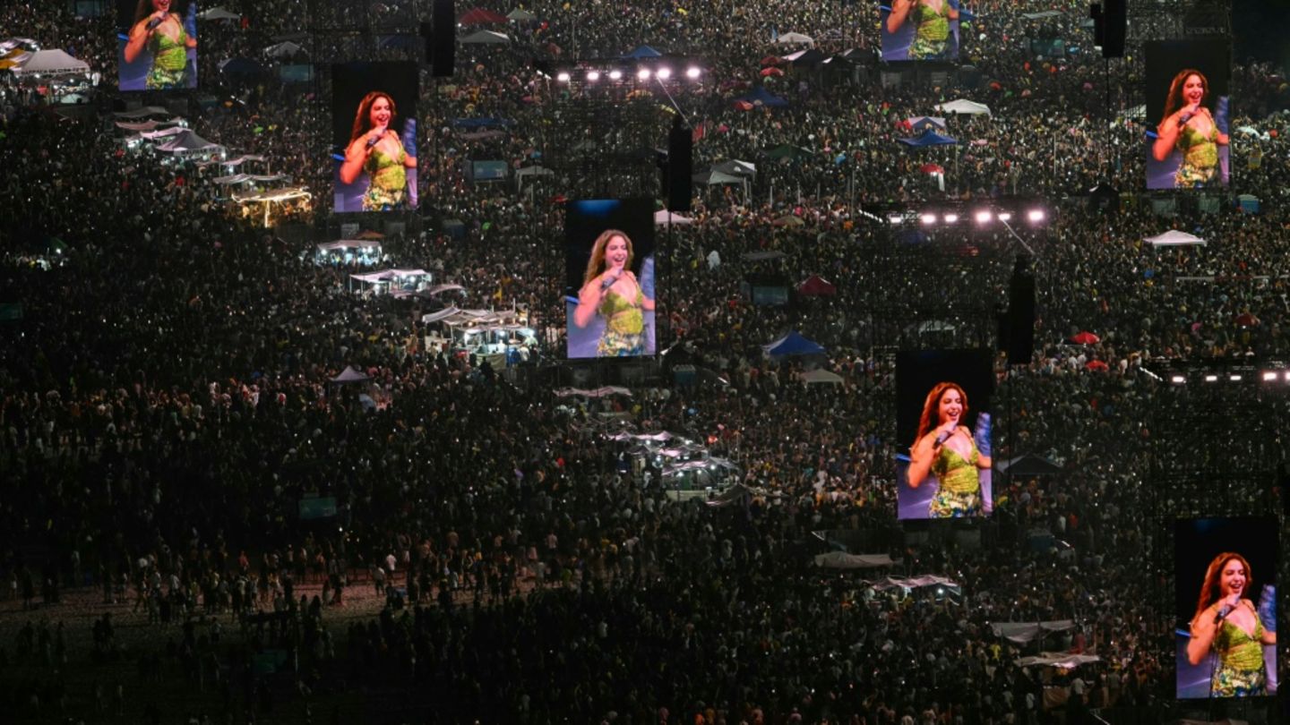 Mega-Show in Rio: Shakira begeistert Fans bei Gratis-Auftritt an der Copacabana