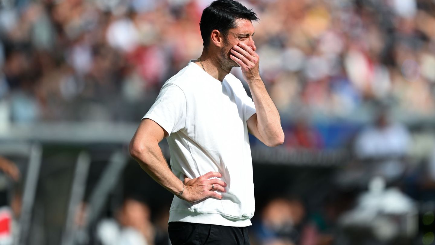 Albert Riera droht das Aus bei Eintracht Frankfurt. Foto: Florian Wiegand/dpa