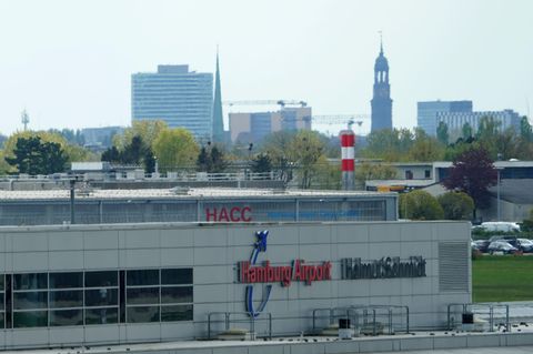 Der Flughafen in Hamburg