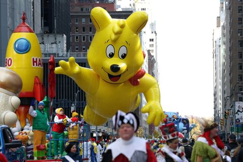 Haribo-Goldbär bei Macy's Thanksgiving Parade in New York