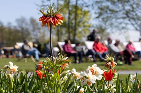 Zwischen Sonne und Schauern zeigt sich der Frühling wechselhaft. (Archivbild) Foto: Michael Reichel/dpa