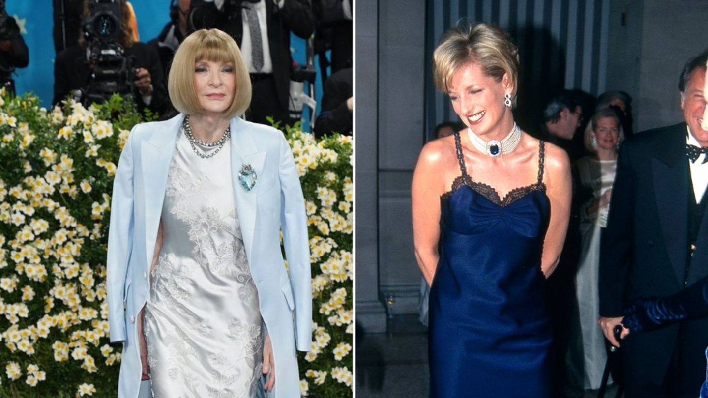 Prinzessin Dianas (r.) Auftritt 1996 trieb Anna Wintours Vorhaben für die Met Gala angeblich maßgeblich an.