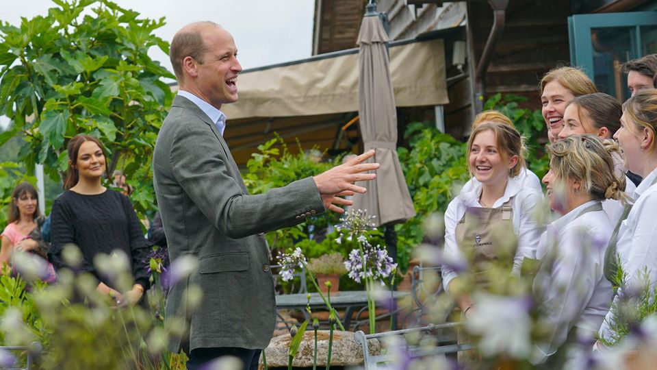 Prinz William beim Besuch seiner Ländereien