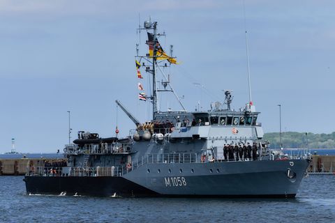 Die "Fulda" ist auf dem Weg ins Mittelmeer. Foto: Marcus Golejewski/dpa
