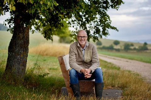 Peter Wohlleben im Wald