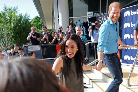Herzogin Meghan und Prinz Harry während ihres Besuchs in Australien im April.