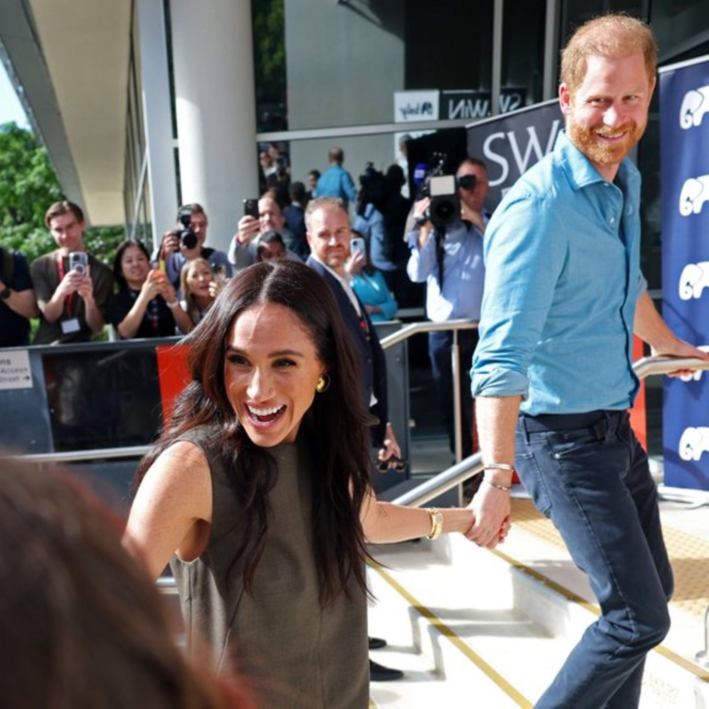 Herzogin Meghan und Prinz Harry während ihres Besuchs in Australien im April.