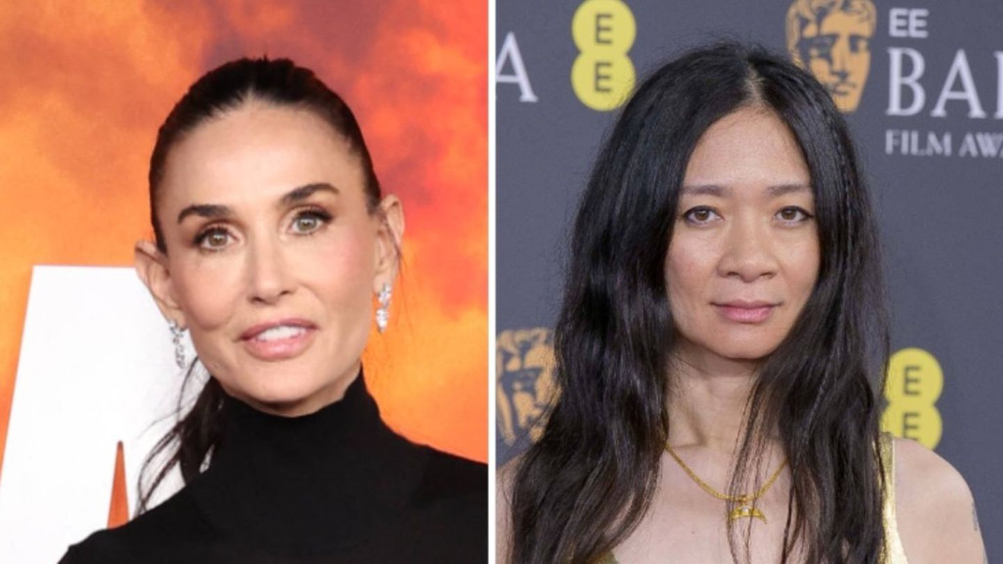 Gehören zur neuen Cannes-Jury: Demi Moore (l.) und Chloé Zhao.