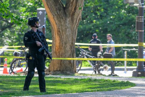 Nahe dem Weißen Haus kam es zu einem Schusswaffenvorfall. Foto: Rod Lamkey/AP/dpa