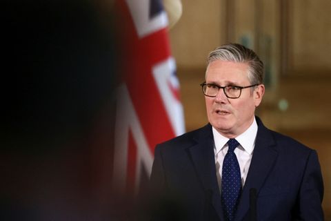 Starmer Ende April in London