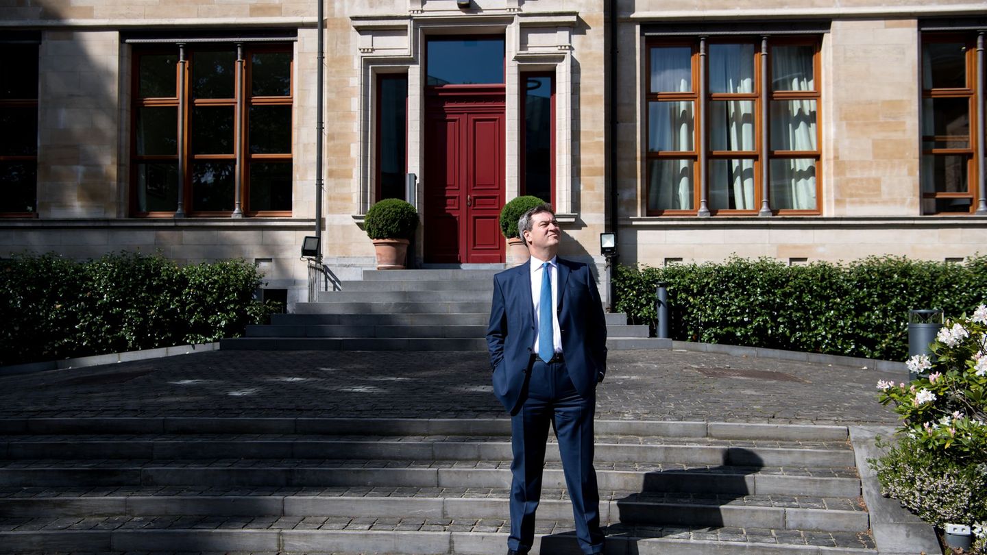 Seit Markus Söder bayerischer Regierungschef ist, kommt das Kabinett regelmäßig nach Brüssel. (Archivbild) Foto: Sven Hoppe/dpa