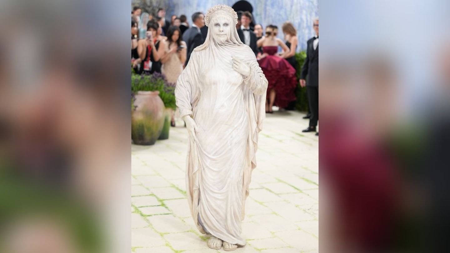 Heidi Klum: Als lebende Statue bei der Met Gala