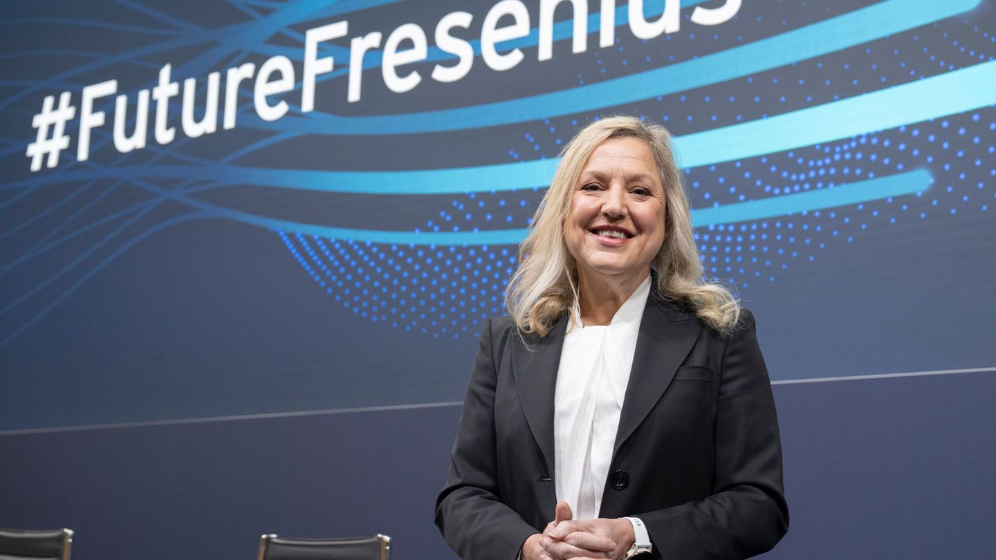 Helen Giza, Vorstandsvorsitzende von Fresenius Medical Care, hat 2026 zum Übergangsjahr erklärt Foto: Boris Roessler/dpa