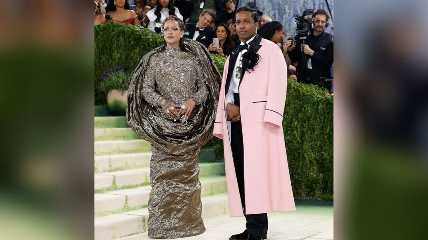 Rihanna und A$AP Rocky bei der Met Gala: Ein später, aber spektakulärer Auftritt