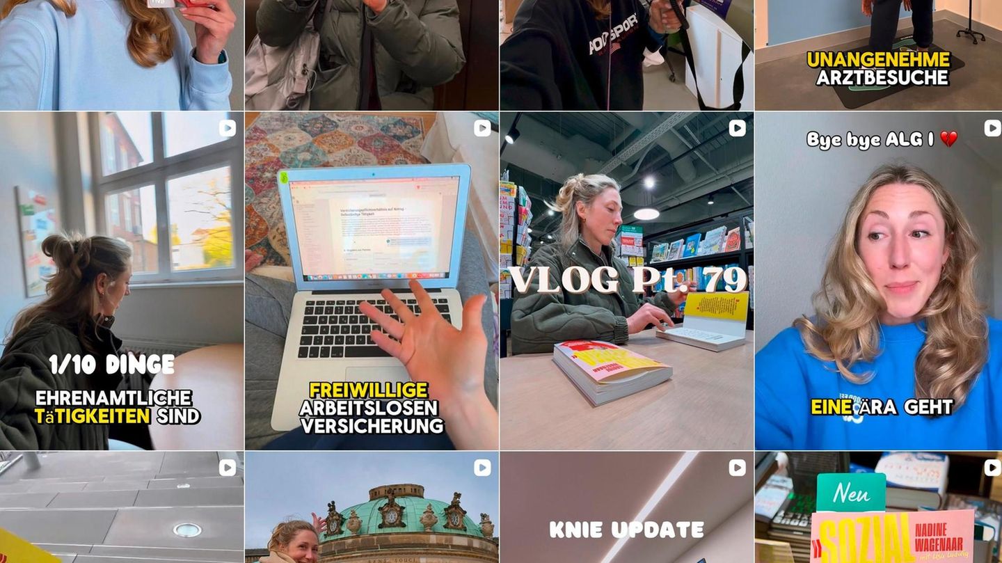 Screenshot Nadine Wagenaar, Influencerin