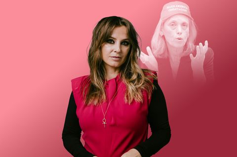 Jagoda Marinic und im Hintrgrund Karin Prien