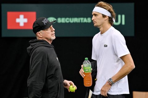 Tennis-Legende Boris Becker wünscht sich mehr Kampfgeist bei Alexander Zverev. (Archivbild) Foto: Harald Tittel/dpa