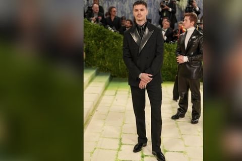 Romeo Beckham bei seinem Met-Gala-Debüt.