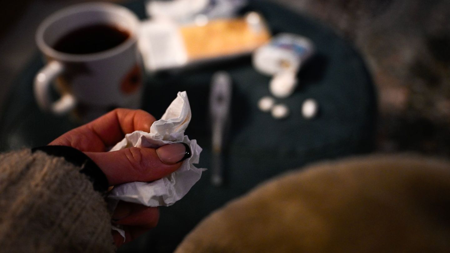 In Sachsen erkrankten in der aktuellen Saison 28.550 Menschen an Influenza. (Symbolbild) Foto: Emmi Korhonen/Lehtikuva/dpa