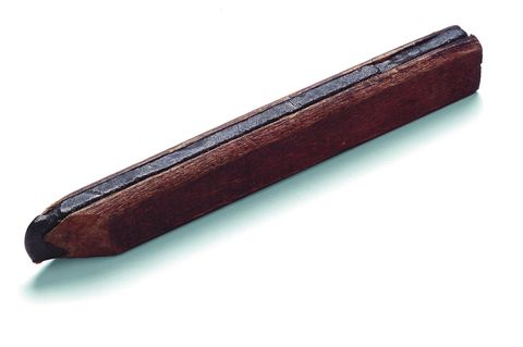 Sieht aus wie ein Sandwich, schreibt aber noch heute: Der älteste erhaltene Bleistift der Welt