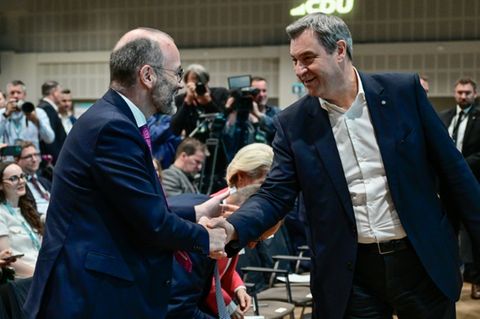 Weber (l.) und Söder