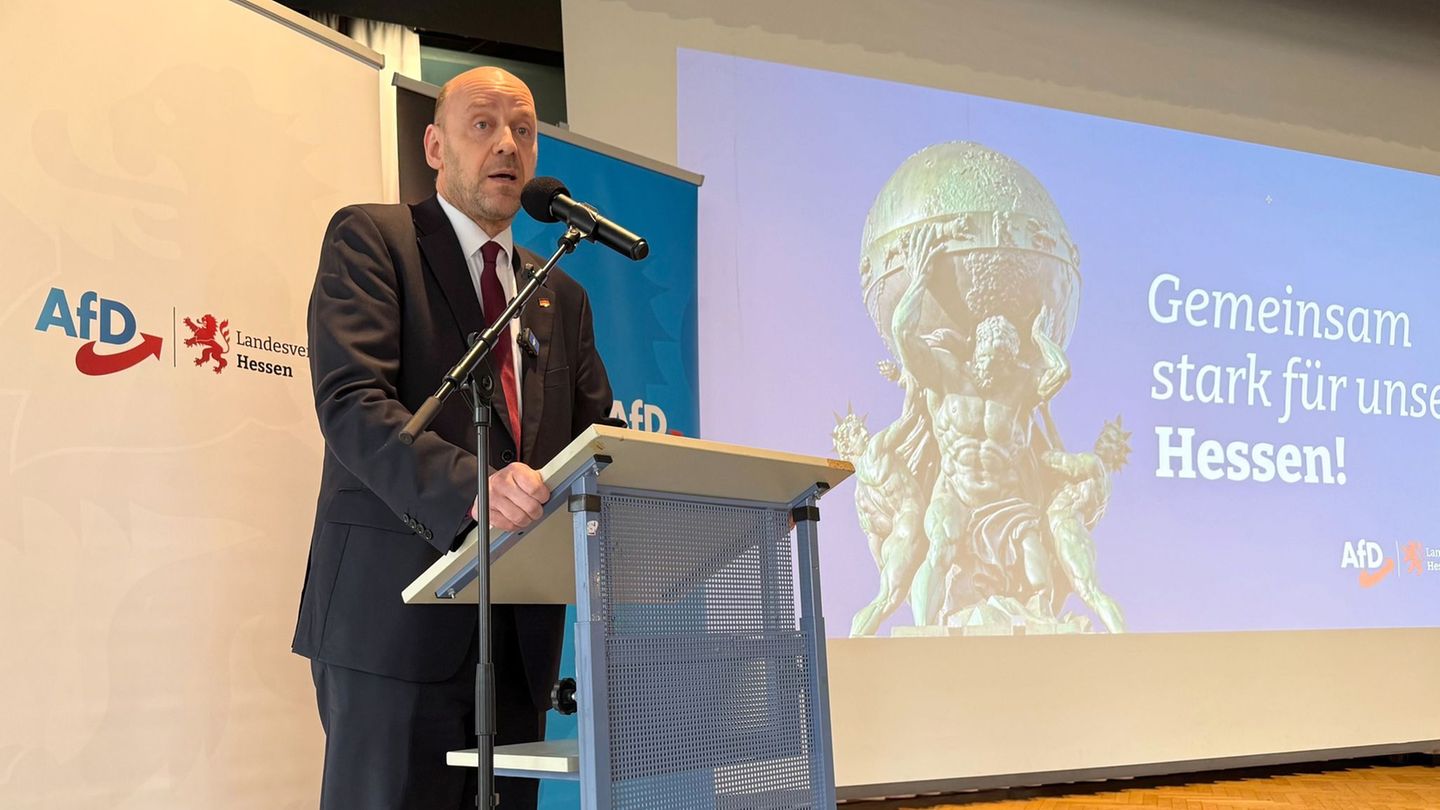 Robert Lambrou, Hessens Co-Landesprecher der AfD, hat im März 2026 bei der Gründungsversammlung der hessischen AfD-Jugendorganis