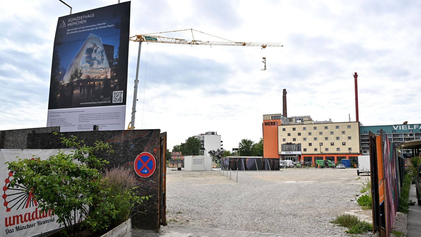 Hier soll irgendwann das neue Münchner Konzerthaus seinen Platz haben. (Archivbild) Foto: Peter Kneffel/dpa