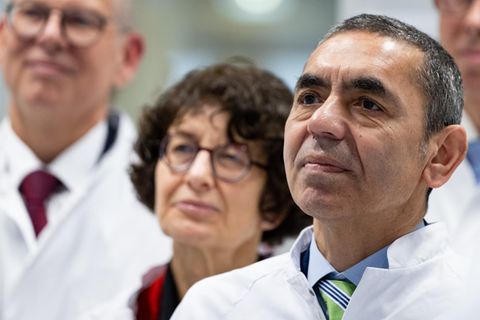 Biontech-Gründer Ugur Sahin und Özlem Türeci