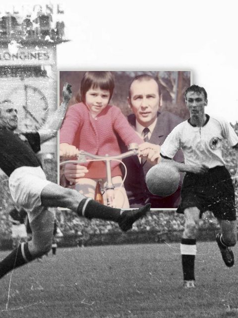 Collage zu Horst Eckel und seiner Tochter