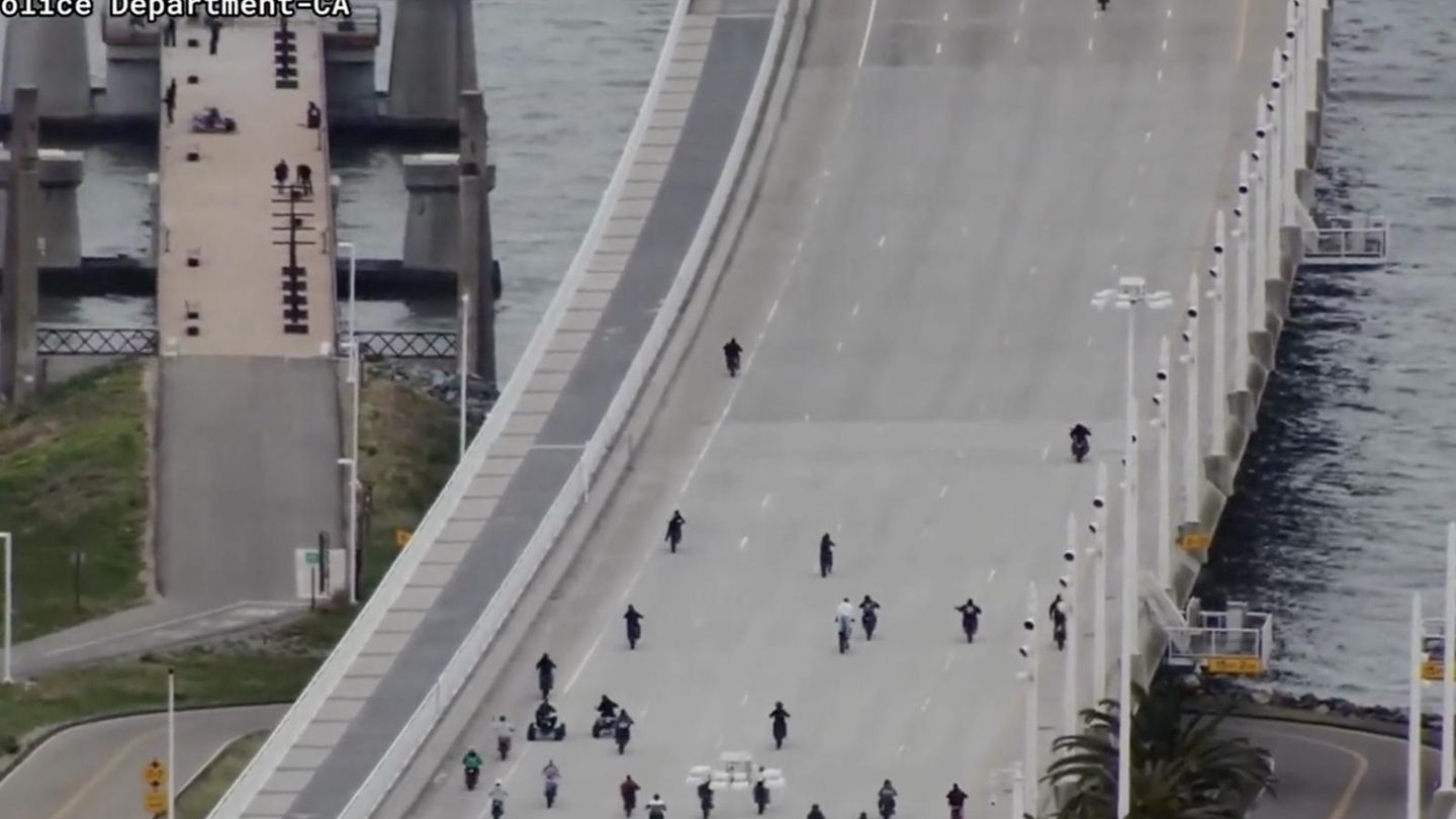 San Francisco: Verfolgungsjagd über 13 km lange Brücke – Polizei veröffentlicht Aufnahmen