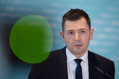 Vogt will die Regierung antreiben. Foto: Marijan Murat/dpa
