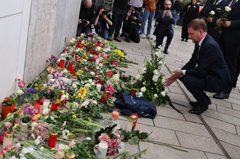 Sachsens Ministerpräsident Michael Kretschmer (CDU): "Unser Mitgefühl gilt den Familien und Angehörigen der Opfer." Foto: Jan Wo