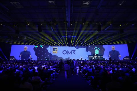 Festival-Atmosphäre und viel Neues zu Digitalisierung: Das ist die OMR in Hamburg. Foto: Marcus Brandt/dpa